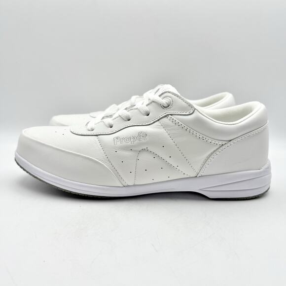 Propet Womens Walker Sneaker US 10 XW EU 41.5 White Leather NIB - Picture 9 of 13